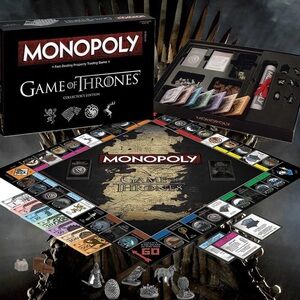 Monopoly Game of Thrones Collector's Edition - Black